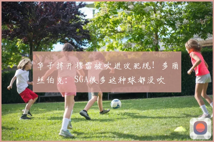 华子挤开穆雷被吹进攻犯规！多丽丝伯克：SGA很多这种球都没吹